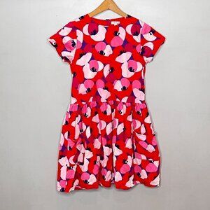 du Pareil au Meme bright floral‎ Print Dress- Size 12 years